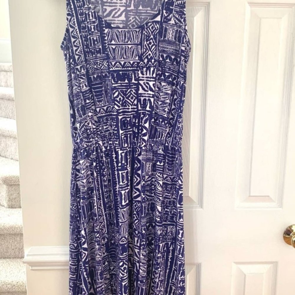 Blue & White dress